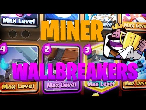 NEW WALLBREAKERS DECK 7700+! -CLASH ROYALE