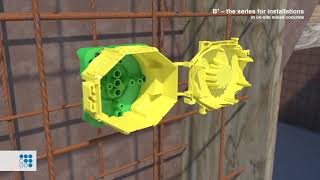 B1-Concrete construction - Installation box Italian standard