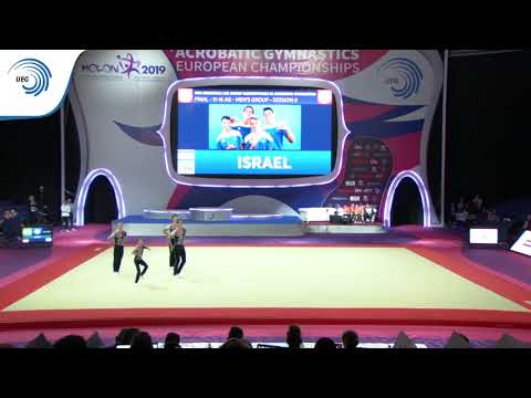 Men's group Israel - 2019 European Age Group Champions, 11 - 16