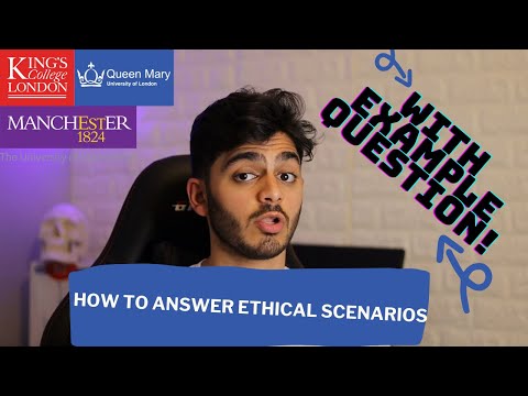 How to answer ETHICAL SCENARIOS (w/WORKED EXAMPLE) | DENTISTRY INTERVIEWS