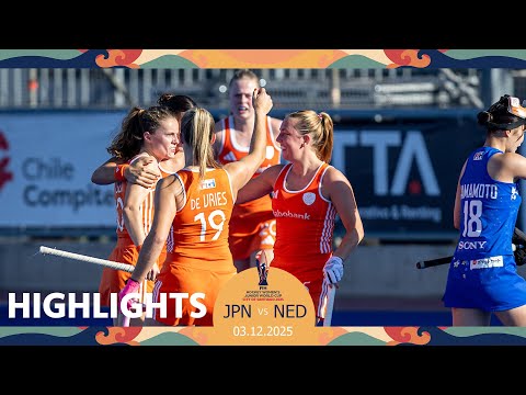 FIH Hockey Women's Junior World Cup 2025 Chile: Game 17, Highlights: Japan vs Netherlands