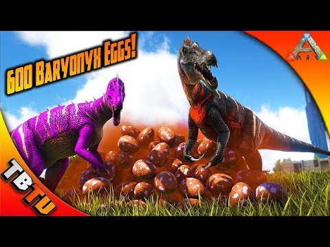 BARYONYX BREEDING AND MUTATIONS! BARYONYX COLOR MUTATIONS! Ark Survival Breeding Evolved