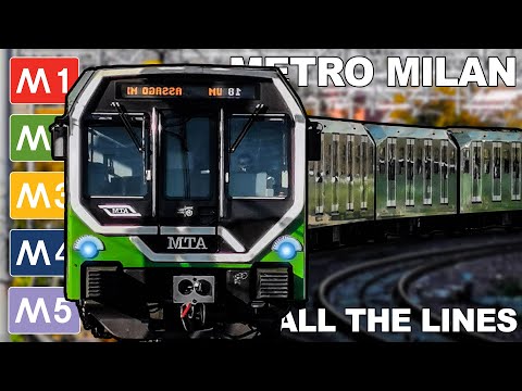 🇮🇹 Milan Metro - All the Lines - 2023 Edition (4K)