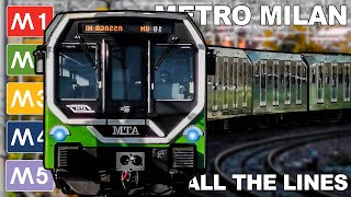 🇮🇹 Milan Metro - All the Lines - 2023 Edition (4K)