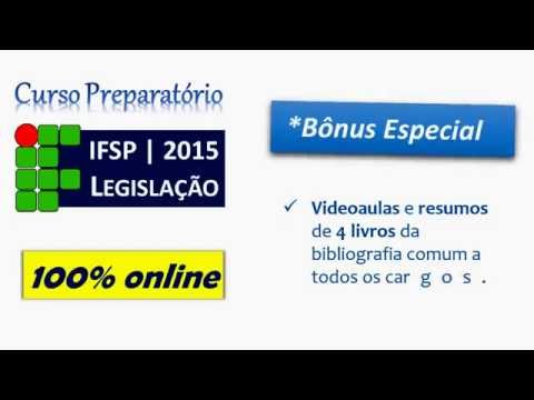 Curso Preparatório | IFSP | Legislação | 2015