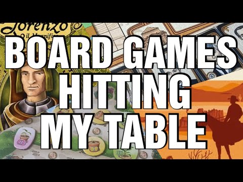 Board Games Hitting My Table - 1st Half March 2025