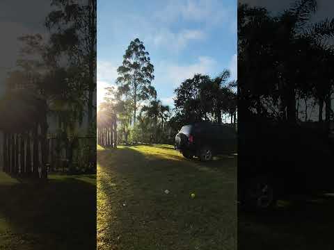 Nascer do sol lindo em Campina Grande do Sul Paraná.