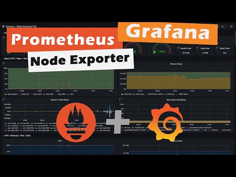 Prometheus + Node Exporter + Grafana // Anleitung Teil 1 // Performance Monitoring