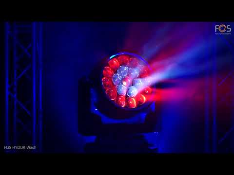 FOS Hydor Wash | IP65 Moving head with zoom & multibeam effects!