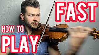 How to play FAST (Articulation Violin Tutorial)