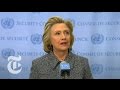 HILLARY CLINTON on Email Controversy: This Didnt.