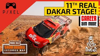 EXTENDED MAP: complete 11th Stage of the DAKAR 2020 (38 minutes) | SIM MODE