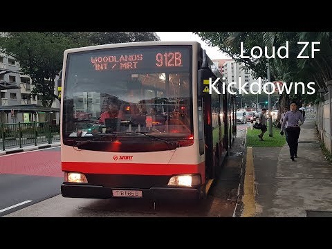 [SMRT]Loud ZF Ecomat 4HP590 Kickdowns - TIB1185B On 912B (Mercedes Benz O405G Volgren)