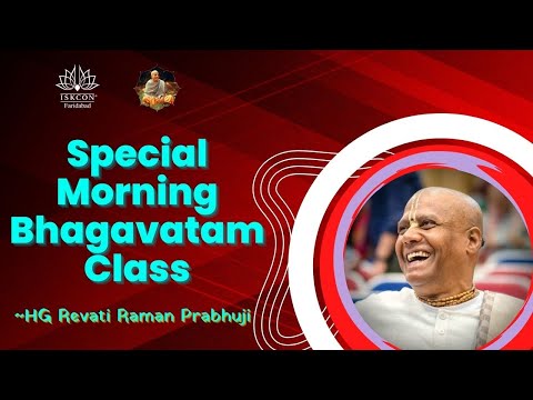Special Morning Bhagavatam Class || HG Revati Raman Prabhu Ji || ISKCON Faridabad