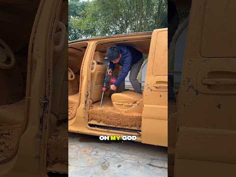 Dad broke Ronaldo’s mom’s old car today.🚗🤯😍!! #shorts