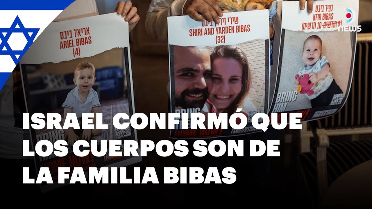 🇮🇱 Israel confirmó que los rehenes asesinados que Hamás entregará son de la Familia Bibas - DNews