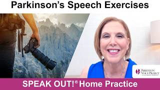 Parkinson’s Speech Exercises: Photography