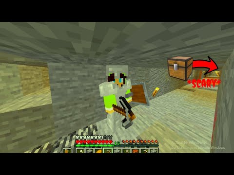 Unbelievable Find: Chest in Middle of Scary Minecraft World