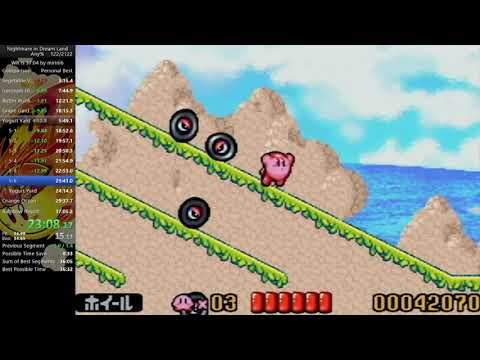 【WR】Kirby: Nightmare in Dream Land Any% Speedrun in 36:59