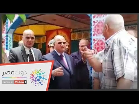 محافظ القاهرة يتفقد الأتوبيس النهرى ويهنئ المواطنين