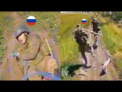 Shocking video shows Ukrainian Strike Erases Russian Troops on Scooters