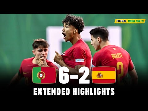 Portugal vs Spain | What a Comeback From Portugal | Highlights | U19 Euro Futsal Final 10-09-2023