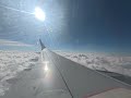 Airplane Above The Rain On The Sky Qatar Airways