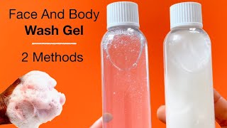 How To Make Transparent And Creamy Liquid Face And Body Shower Gel