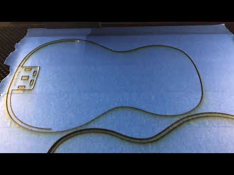 Ukulele Build - Cutting Inner Support - Timelapse