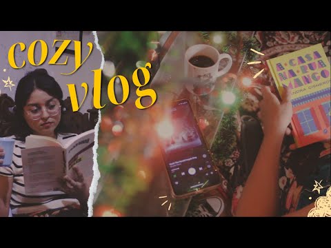 vlog aconchegante 🎄☕ lendo e refletindo sobre o significado de lar na época do natal (cozy homebody)