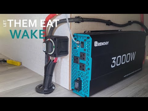 Renogy 3000w pure sine wave inverter install into Winnie Mini 2108DS RV.