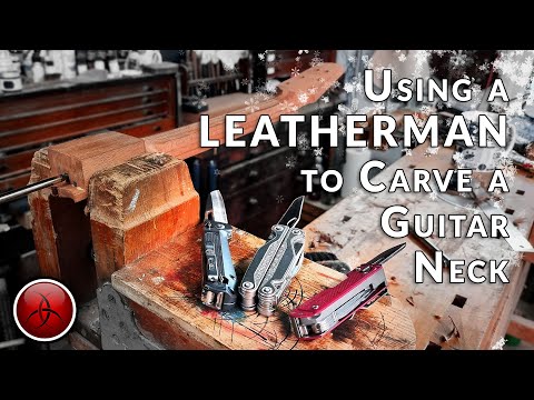 Ep 4 Carving the Neck | Hand Tool Only Travel Guitar Build - A Guitar from a 4x4 FENCE POST