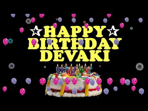 DEVAKI HAPPY BIRTHDAY TO YOU
