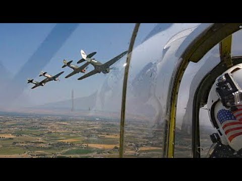 Warbird Roundup 2018 Saturday 25 August - Five P-40s; More!