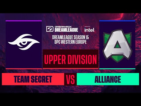 Dota2 - Team Secret vs. Alliance - Game 1 - DreamLeague S15 DPC WEU - Upper Division