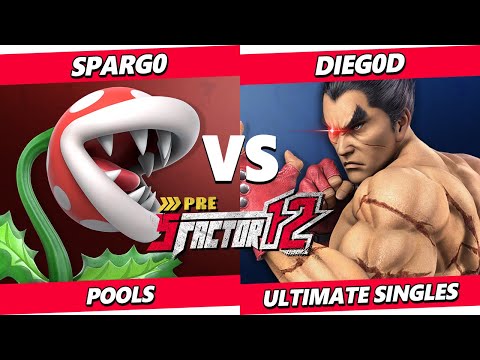 Pre S Factor 12 - Spargo (Piranha Plant) Vs. DieG0D (Kazuya) Smash Ultimate - SSBU