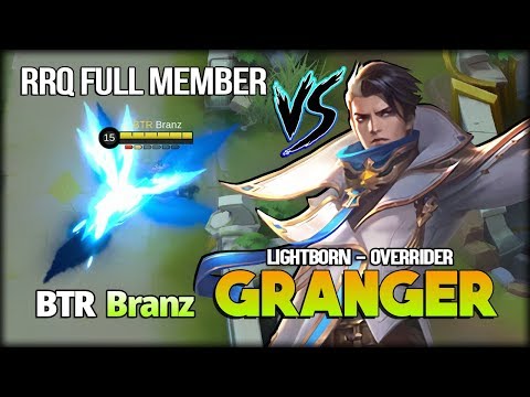 Granger Overrider Spamming of Death Sonata vs RRQ Member! by BTR Branz - Mobile Legends