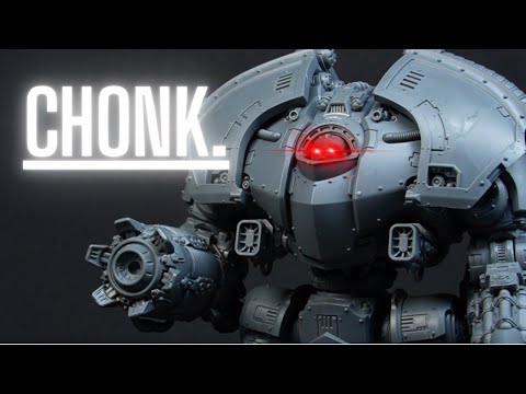 Saturnine Dreadnought Speed Build + Size Comparison | Warhammer 30k/40k The Horus Heresy Model Lofi