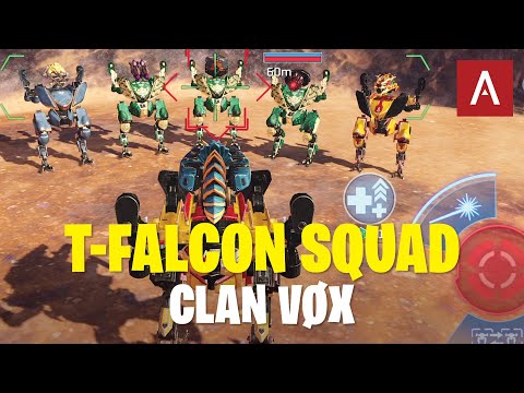 🔴  War Robots: T-FALCON SQUAD With Clan VØX Trolling Scorpions WR Live Gameplay