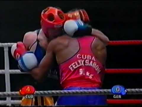 Felix Savon KO2 Luan Krasniqi (AMA) Full Fight Knockout