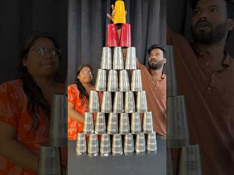 Sister or Brother Money Steel Glass Challenge 🤣 #games