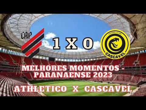 Melhores Momentos - Paranaense 2023 { Athletico- PR 1 x 0 Cascavel}.