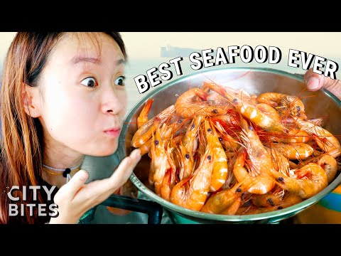 Cook and Eat the Freshest Seafood on a Fishing Boat | City Bites Hong Kong Edition Ep1