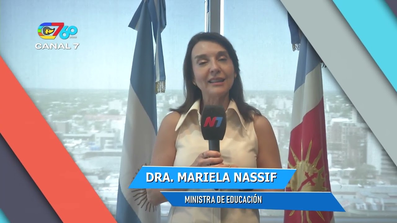 ¡Felices 60 años Canal 7! El saludo de Mariela Nassif