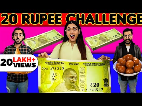 Rs 20 Food Challenge || So Much Variety In Just 20 Rs 😱