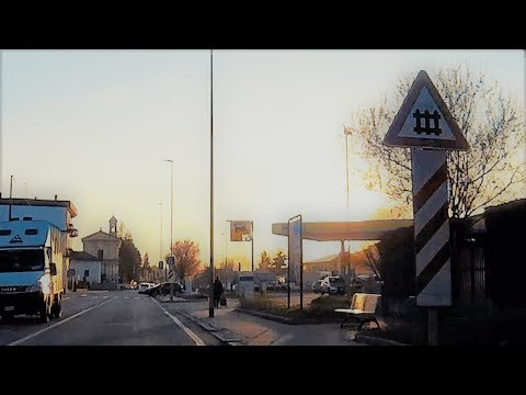 3 passaggi a livello Nizza Monferrato (AT) Battisti-Volta-Asti # railroad crossing