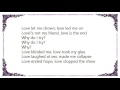 Jann Arden - Why Do I Try Lyrics