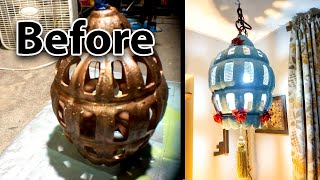 Old Lantern Light to Cozy Room Decor | DIY Upcycle Project