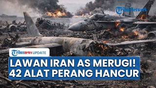 Konflik Lawan Iran Bikin AS Merugi! Kehilangan 42 Pesawat dan Drone Hancur Rusak dalam Perang