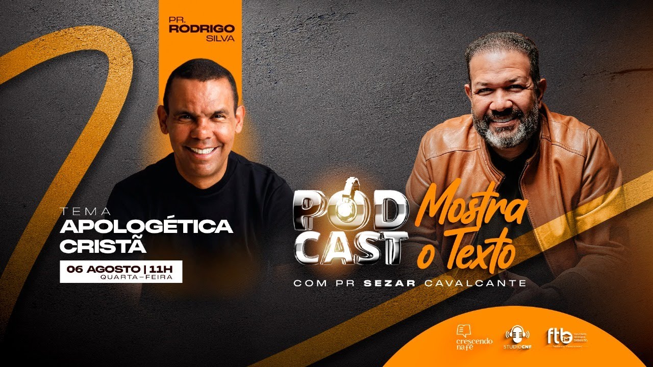 PODCAST MOSTRA O TEXTO - TEMA: APOLOGÉTICA CRISTÃ